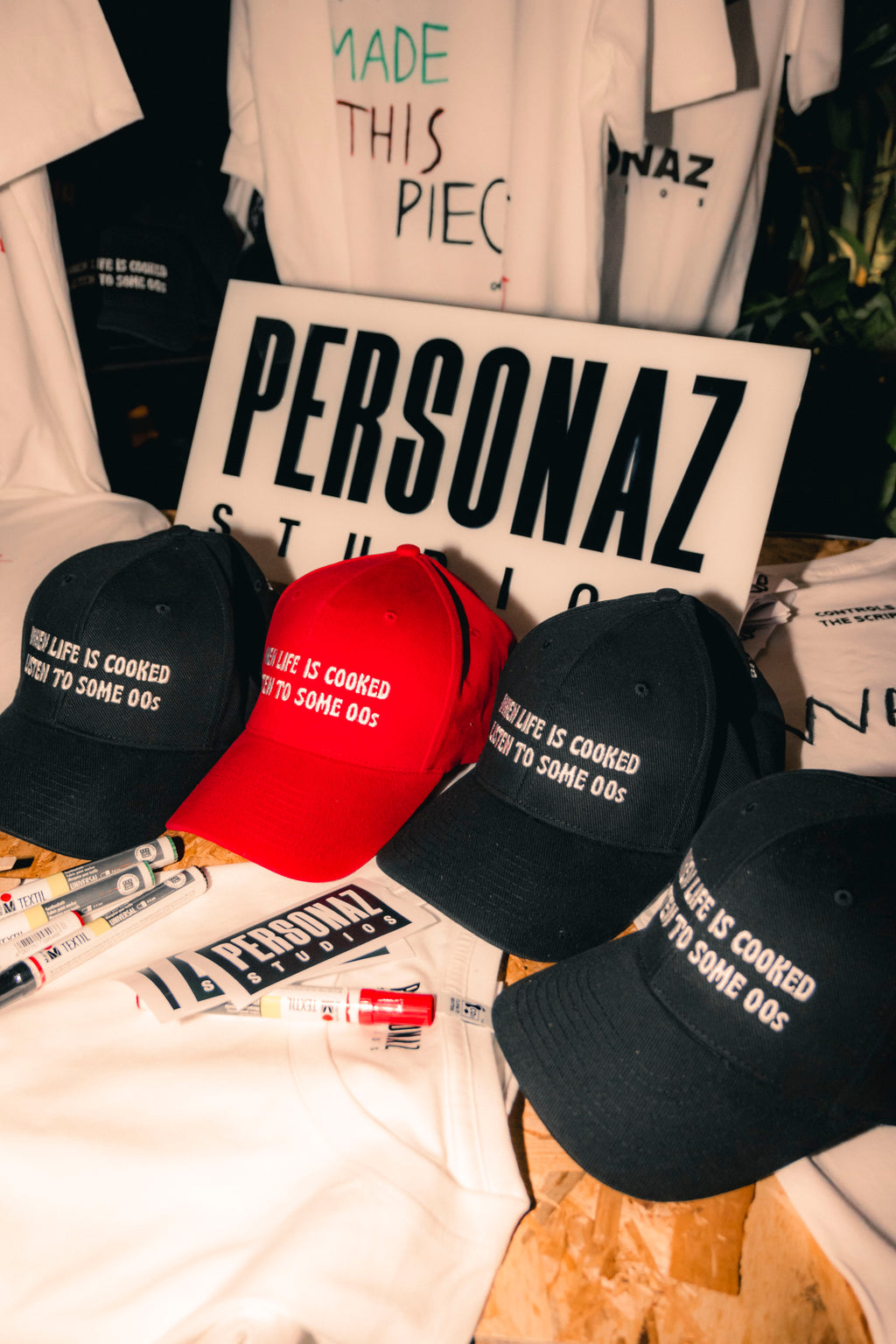 BITE THE APPLE X PERSONAZ STUDIOS EMROIDERED CAP